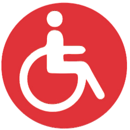 Pictogramme PMR ou déficiance motrice